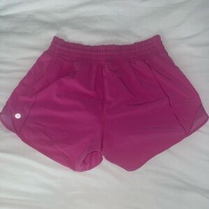 Lululemon Hotty Hot Shorts in Sonic Pink